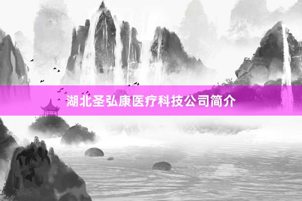 湖北圣弘康医疗科技公司简介